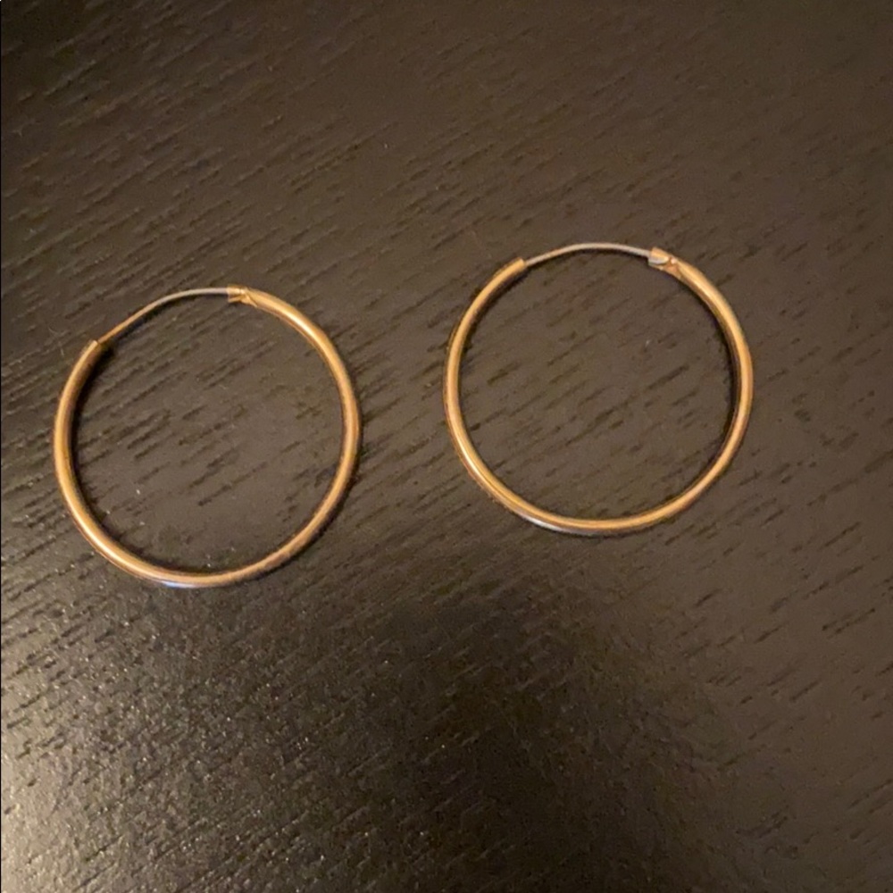 🔥Gold color hoops